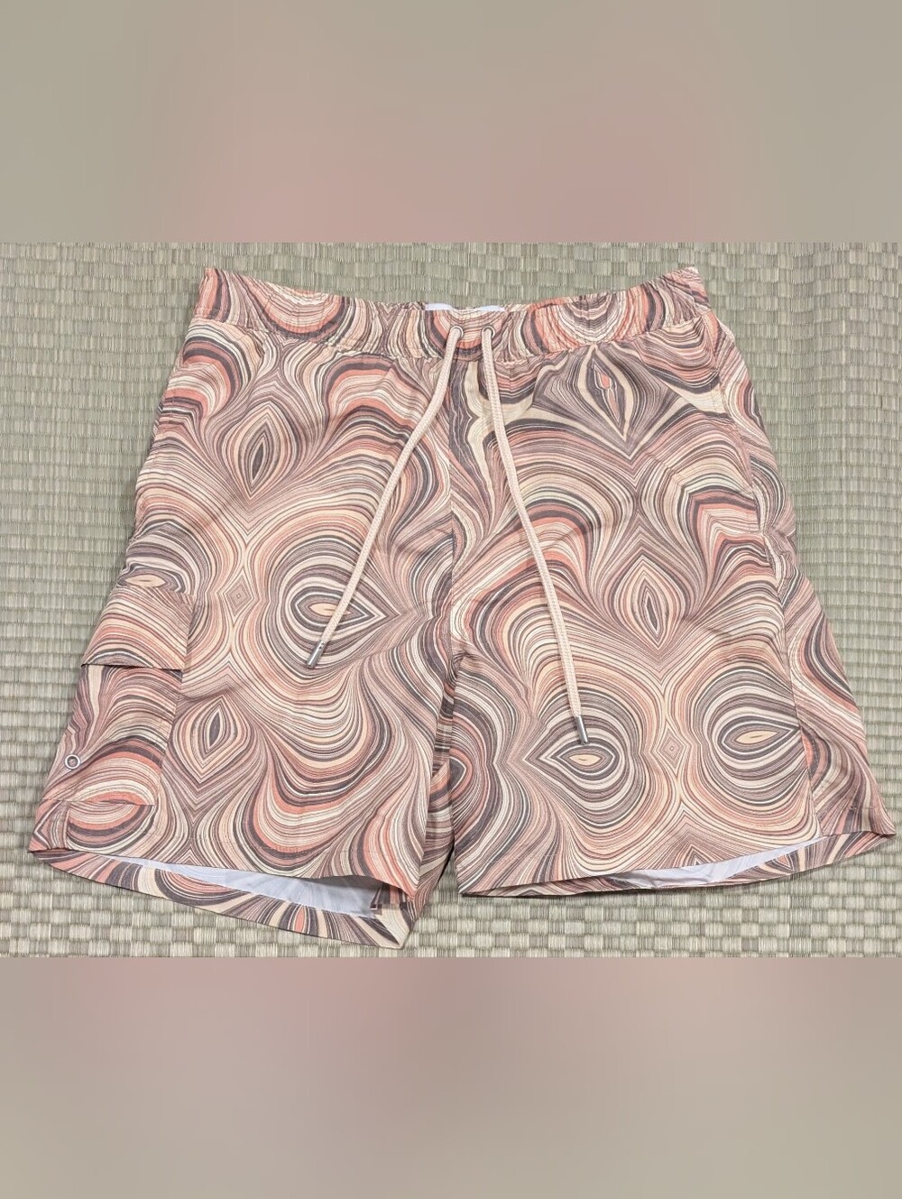 Corridor NYC Pattern Swim Trunks Men's Size XL